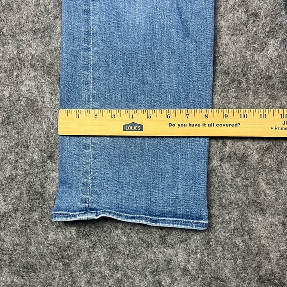 MOTHER Women's High Rise Jeans - Light Blue Straight-leg Size 28x28 Denim Jeans - Picture 6 of 11